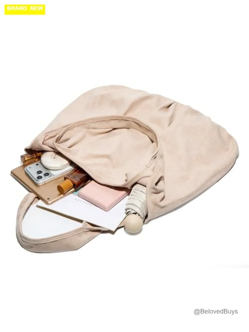 Slouchy Faux Suede Hobo Bag Large Shoulder Tote Purse Satchel Travel Work